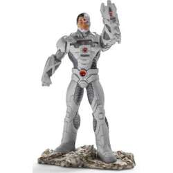 FIGURKA LIGA SPRAWIEDLIWYCH CYBORG + PODSTAWKA JUSTICE LEAGUE SCHLEICH