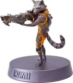 FIGURKA ROCKET STRAŻNICY GALAKTYKI 1:18 EAGLEMOSS METALOWA PUSZKA MARVEL