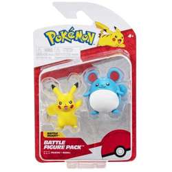 FIGURKI BITEWNE POKEMON BATTLE PIKACHU + MARILL