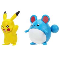 FIGURKI BITEWNE POKEMON BATTLE PIKACHU + MARILL