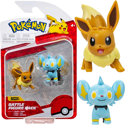 FIGURKI BITEWNE POKEMON BATTLE READY EEVEE + SHINX