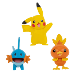 FIGURKI POKEMON POKEMONY DO BITWY PIKACHU TREECKO