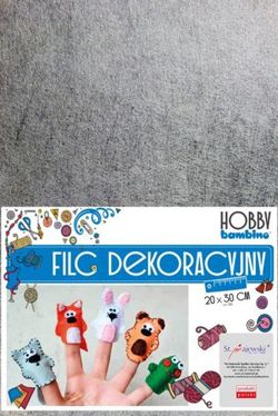 FILC DEKORACYJNY BAMBINO HOBBY 20x30CM 10 KOLORÓW