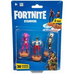 FORTNITE FIGURKA PIECZĄTKA STEMPELEK ZESTAW 3 SZT