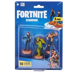 FORTNITE FIGURKA PIECZĄTKA STEMPELEK ZESTAW 3 SZT