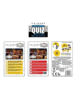 FRIENDS PRZYJACIELE TOP TRUMPS GRA PLANSZOWA QUIZ KARTY 500 PYTAŃ WERSJA PL