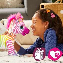 FURREAL INTERAKTYWNA ZEBRA ZENYA MASKOTKA DO STYLIZACJI TĘCZOWA HASBRO 