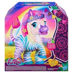 FURREAL INTERAKTYWNA ZEBRA ZENYA MASKOTKA DO STYLIZACJI TĘCZOWA HASBRO 