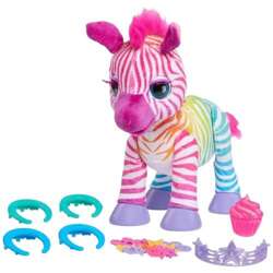 FURREAL INTERAKTYWNA ZEBRA ZENYA MASKOTKA DO STYLIZACJI TĘCZOWA HASBRO 