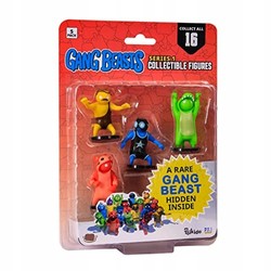 GANG BEASTS FIGURKI KOLEKCJONERSKIE Z GRY 5-PAK TOIKIDO WOJOWNICY