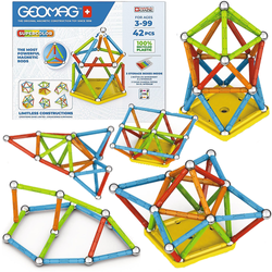 GEOMAG SUPERCOLOR KLOCKI MAGNETYCZNE RECYCLED 42EL