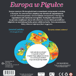 GRA EDUKACYJNA EUROPA W PIGUŁCE PYTANIA REFLEKS QUIZ GEOGRAFICZNY ABINO