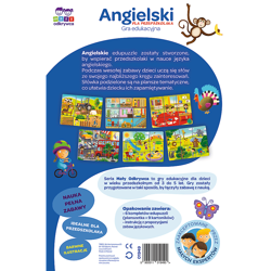 GRA EDUKACYJNA JĘZYK ANGIELSKI DLA PRZEDSZKOLAKA TREFL PUZZLE