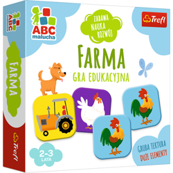 GRA EDUKACYJNA PUZZLE FARMA ABC MALUCHA ZABAWA NAUKA ROZWÓJ - 01944 TREFL