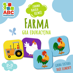 GRA EDUKACYJNA PUZZLE FARMA ABC MALUCHA ZABAWA NAUKA ROZWÓJ - 01944 TREFL