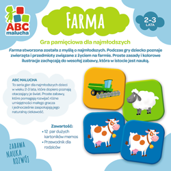 GRA EDUKACYJNA PUZZLE FARMA ABC MALUCHA ZABAWA NAUKA ROZWÓJ - 01944 TREFL