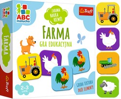 GRA EDUKACYJNA PUZZLE FARMA ABC MALUCHA ZABAWA NAUKA ROZWÓJ - 01944 TREFL