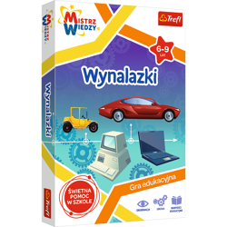 GRA EDUKACYJNA WYNALAZKI MISTRZ WIEDZY POMOC SZKOLNA - 01958 TREFL