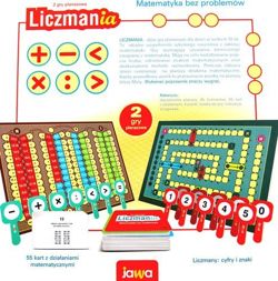 GRA PLANSZOWA EDUKACYJNA LICZMANIA  - JAWA