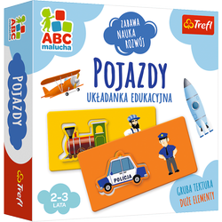 GRA UKŁADANKA PUZZLE POJAZDY ABC MALUCHA - TREFL 