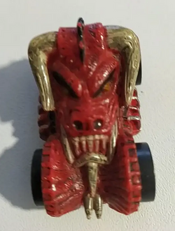 HAUNTED RACES DICKIE DISPLAY BOX AUTO SAMOCHODZIK WYŚCIGÓWKA DRAGON SMOK