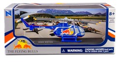 HELIKOPTER MODEL METALOWY RED BULL EUROCOPTER MBB BO 105 1:100 DAFFI 