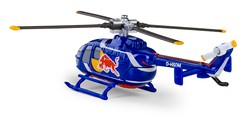 HELIKOPTER MODEL METALOWY RED BULL EUROCOPTER MBB BO 105 1:100 DAFFI 