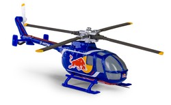 HELIKOPTER MODEL METALOWY RED BULL EUROCOPTER MBB BO 105 1:100 DAFFI 