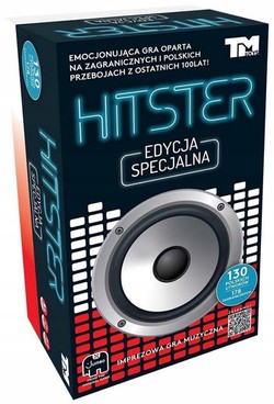 HITSTER GRA PLANSZOWA EDYCJA SPECJALNA MUZYCZNE HITY IMPREZOWA TOWARZYSKA 