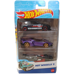 HOT WHEELS 3-PAK AUTKA SAMOCHODZIKI RESORAKI HONDA CIVIC MATTEL 