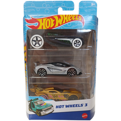 HOT WHEELS 3-PAK AUTKA SAMOCHODZIKI RESORAKI LOTUS EVIJA MATTEL 