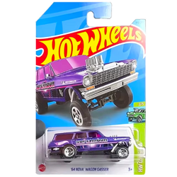 HOT WHEELS '64 NOVA WAGON GASSER HW GASSERS SAMOCHODZIK FIOLET MATTEL HKH63