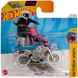 HOT WHEELS HW450F HTD59 MOTOCYKL MOTOR CROSS KOLEKCJONERSKI MATTEL