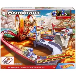 HOT WHEELS MARIO KART ZAMEK BOWSERA TOR SAMOCHODOWY MATTEL AUTKA CASTLE