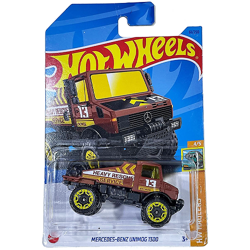 HOT WHEELS MERCEDES-BENZ UNIMOG 1300 HW HAULERS SAMOCHODZIK RESORAK MATTEL