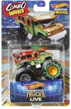 HOT WHEELS MONSTER TRUCKS LIVE COMBO CRASHER TERENOWY MATTEL SAMOCHÓD