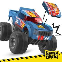 HOT WHEELS MONSTER TRUCKS RACE ACE AUTO Z NAPĘDEM KLOCKI MEGA MATTEL