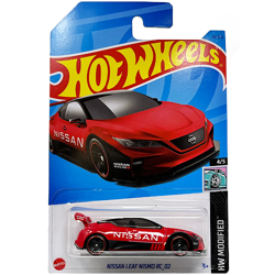 HOT WHEELS NISSAN LEAF NISMO RC_02 HW MODIFIED SAMOCHODZIK CZERWONY MATTEL