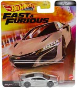 HOT WHEELS PREMIUM ACURA NSX '17 FAST AND FURIOUS REAL RIDERS AUTKO MATTEL