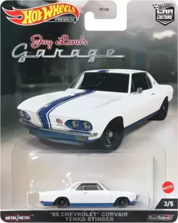 HOT WHEELS PREMIUM CHEVROLET CORVAIR YENKO STINGER JAY LENO'S GARAGE MATTEL