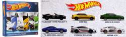 HOT WHEELS SAMOCHODZIKI AUTA 6-PAK JAGUAR BMW AUDI PORSCHE MERCEDES ALPINE