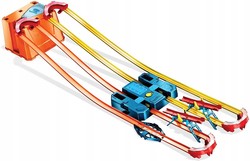 HOT WHEELS TRACK BUILDER AUTKA KASKADERSKIE MATTEL SKRZYNIA PODWÓJNY NAPĘD