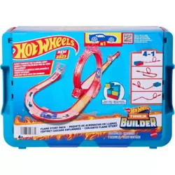 HOT WHEELS TRACK BUILDER KASKADERSKA PĘTLA OGNIA SAMOCHODZIK AUTKO MATTEL