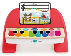 INTERAKTYWNE DOTYKOWE PIANINKO DREWNIANE ORGANKI BABY EINSTEIN HAPE