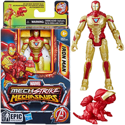 IRON MAN MARVEL FIGURKA RUCHOMA MECHSTRIKE MECHASAURUS HASBRO ROBOT