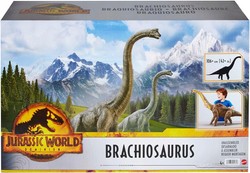 JURASSIC WORLD DINOZAUR BRACHIOZAUR OLBRZYMIA FIGURKA RUCHOMA 106CM MATTEL