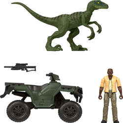 JURASSIC WORLD POGOŃ ZA VELOCIRAPTOREM DINOZAUR ATV QUAD BARRY SEMBENE