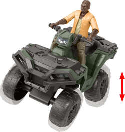 JURASSIC WORLD POGOŃ ZA VELOCIRAPTOREM DINOZAUR ATV QUAD BARRY SEMBENE