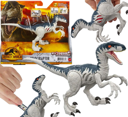 JURASSIC WORLD VELOCIRAPTOR DINOZAUR FIGURKA MATTEL DOMINIONPARK JURAJSKI