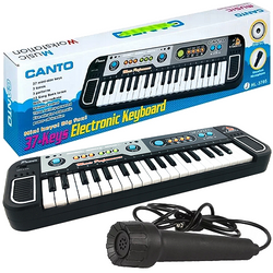 KEYBOARD PIANINO DLA DZIECI MIKROFON OGANY INSTRUMENT MUZYCZNY 37 KLAWISZY